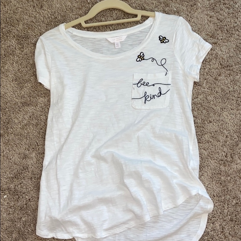 white lauren conrad tshirt